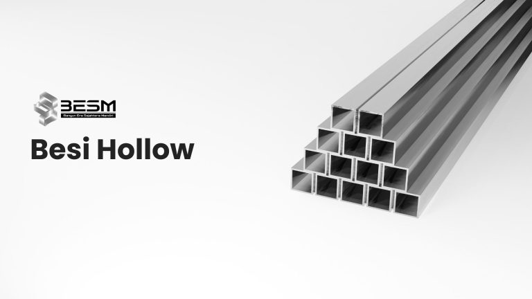 Besi Hollow Galvanis Galvalum Hitam