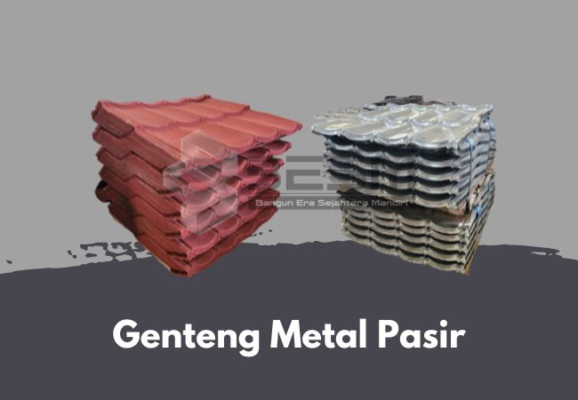produk genteng metal pasir