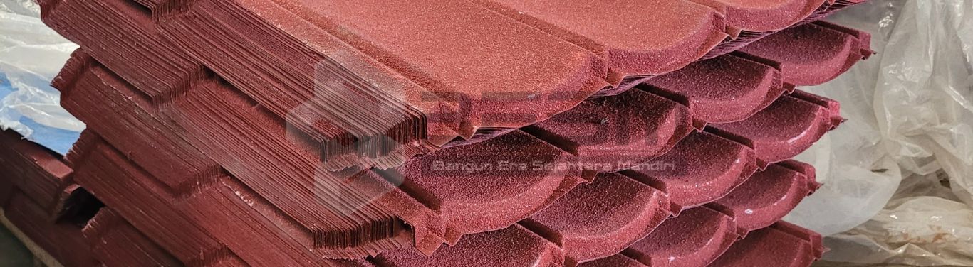 genteng metal pasir